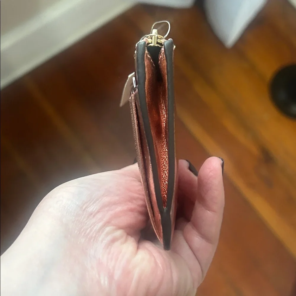 Michael Kors Jet Set Travel Small Top Zip Coin Pouch Primrose Patent - Picture 4 of 5